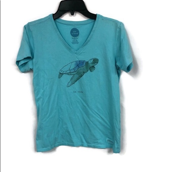 Life Is Good Tops - LIFE IS GOOD SEA TURTLE CRUSHER T SHIRT S Life Is Good Tops - LIFE IS GOOD SEA TURTLE CRUSHER T SHIRT S
